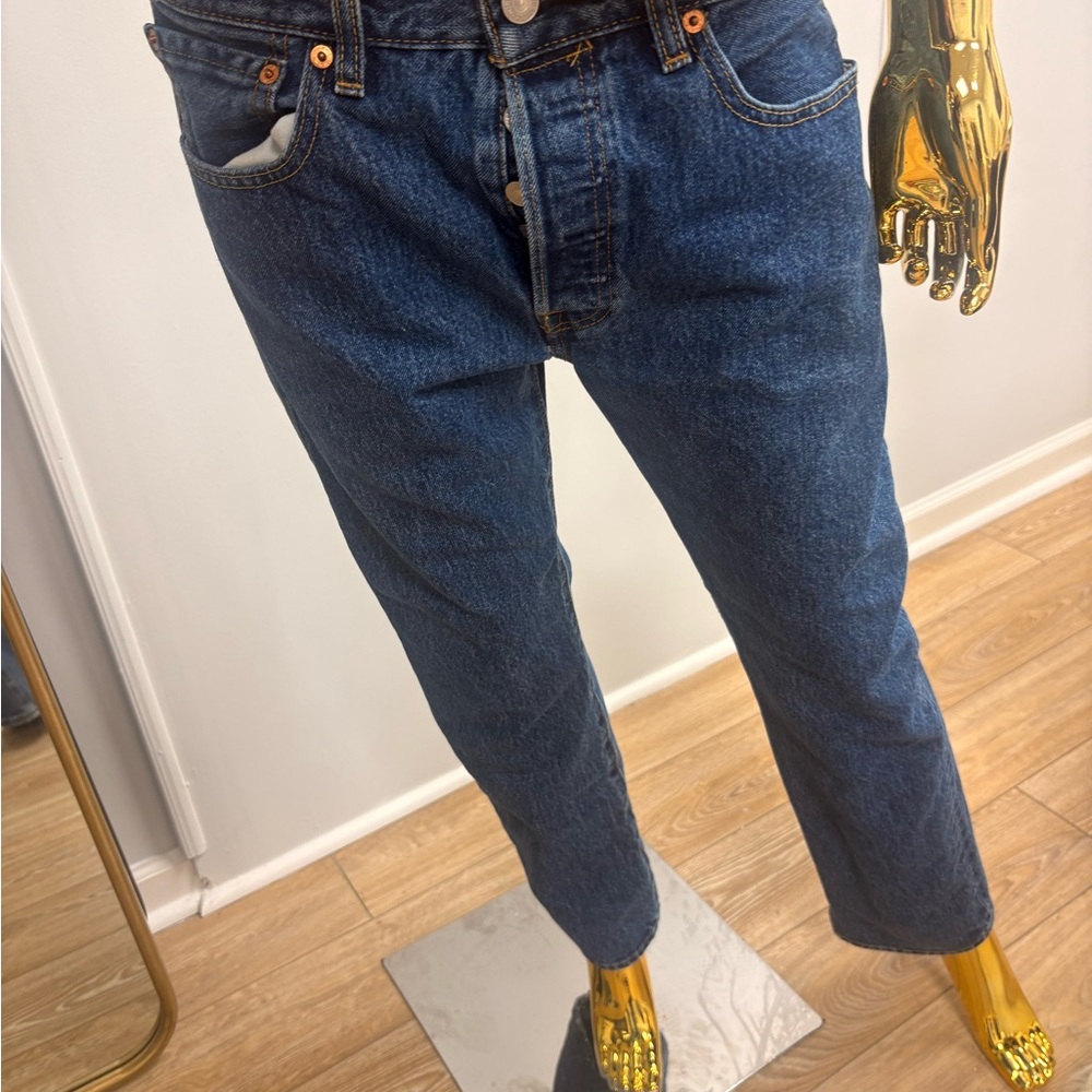 Levi's Blue Denim Jeans with Brown Tag